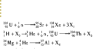 两弹用到的核反应方程式是哪两个？