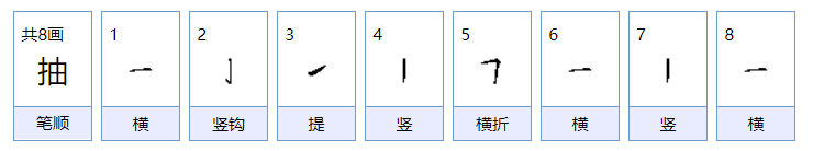 抽组词有哪些词语