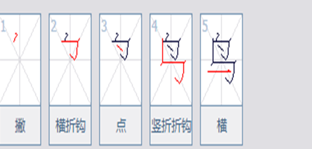 鸟字的笔顺