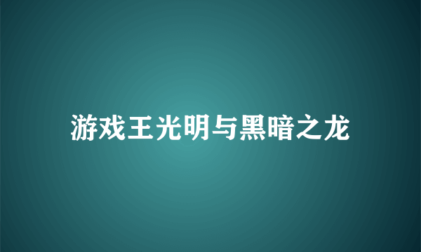 游戏王光明与黑暗之龙