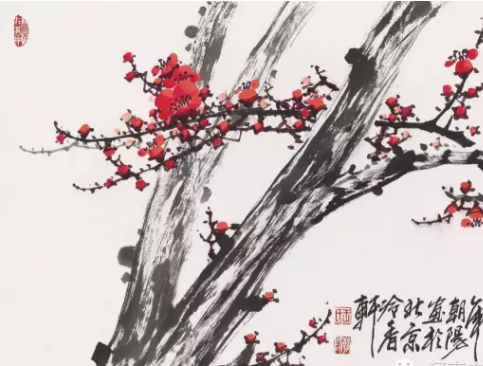 陆游《梅花绝句》诗意