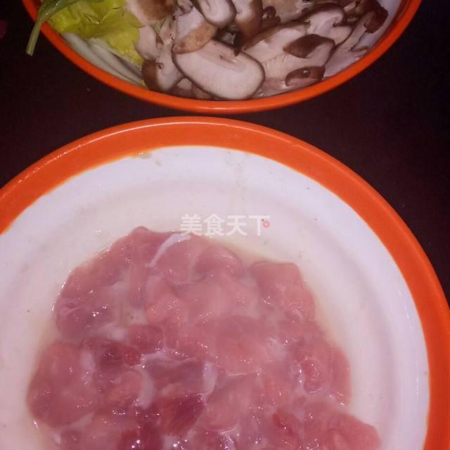 肉片的做法