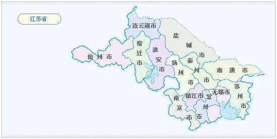 江苏省地图