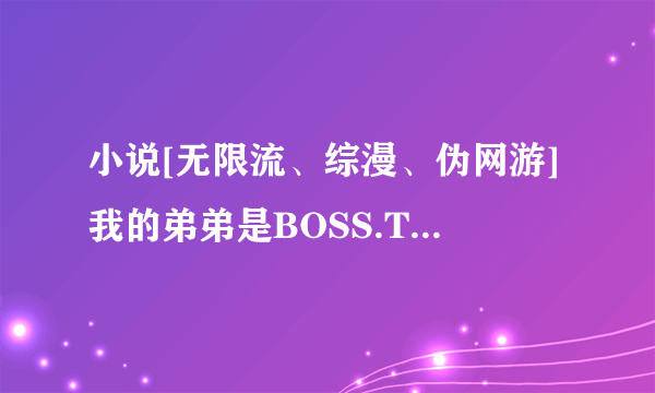 小说[无限流、综漫、伪网游]我的弟弟是BOSS.TXT 完整版