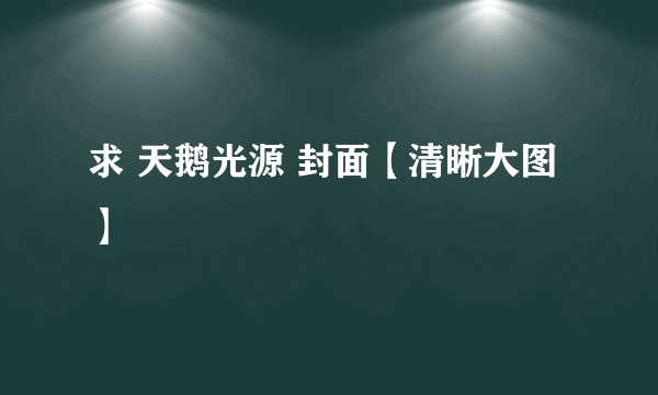 求 天鹅光源 封面【清晰大图】