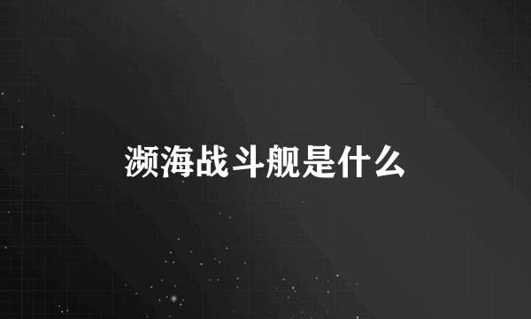 濒海战斗舰是什么