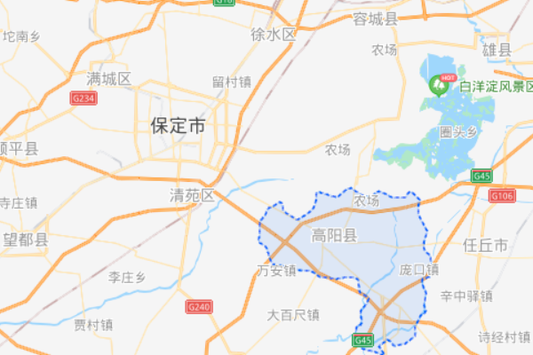 河北高阳县属于哪个市？