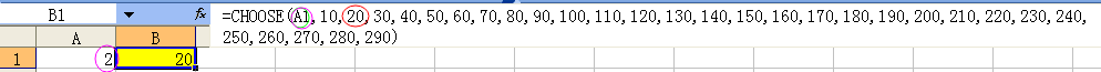 EXCEL里choose函数到底是干什么用的