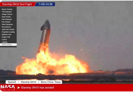 SpaceX原型火箭着陆数分钟后爆炸是何原因？