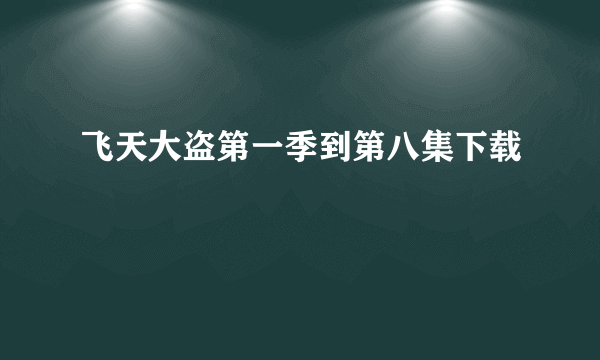 飞天大盗第一季到第八集下载