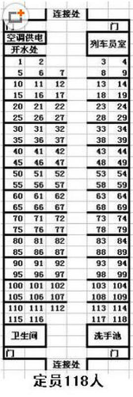 k1620次列车硬座车厢靠窗的号码