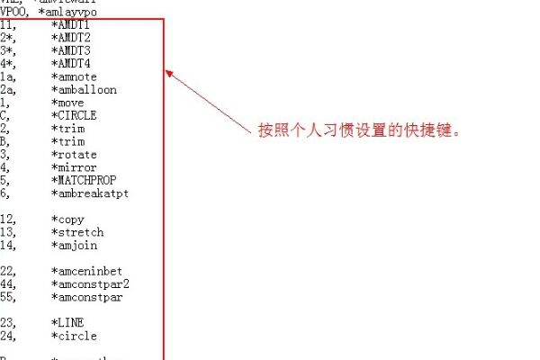 CAD 快捷键放在哪里？？