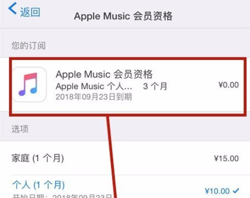 ipad的apple music怎么关闭自动续费