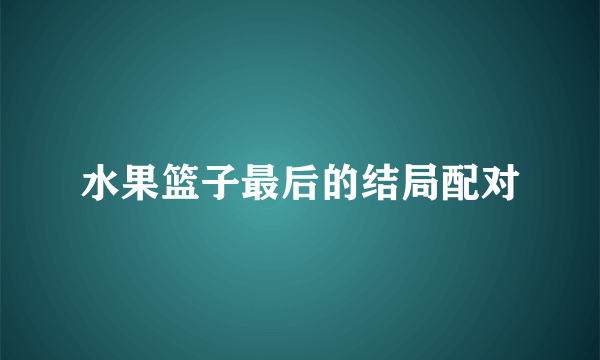 水果篮子最后的结局配对